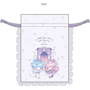 50th Anniversary DOLLY MIX Frilly Drawstring Pouch - Light Purple