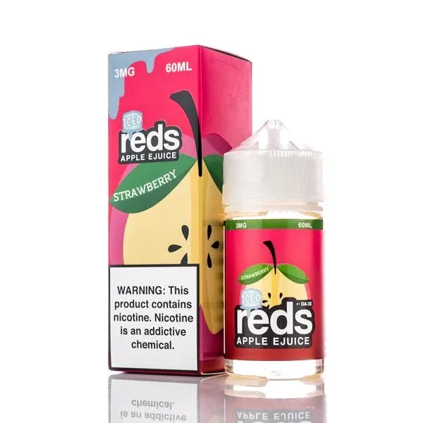7 DAZE - ICED STRAWBERRY REDS APPLE E-JUICE 60ML