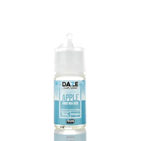 7 Daze TFN Salt Series – Reds Apple eJuice – Fruit Mix Iced – 30ml (DISCONTINUED) - Image 2