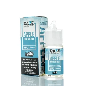 7 Daze TFN Salt Series – Reds Apple eJuice – Fruit Mix Iced – 30ml (DISCONTINUED)