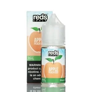 7 Daze TFN Salt Series – Reds Apple eJuice – Peach Iced – 30ml