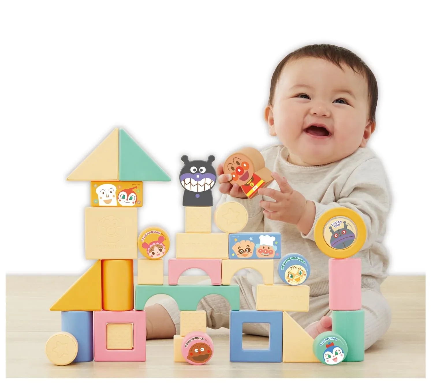 Agatsuma Anpanman Rice Blocks Dx for Ages 0+ - Natures Blessings - Image 2