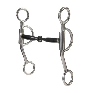 All Purpose Bit, 5" Sweet Iron Snaffle Mouth with Copper Inlay
