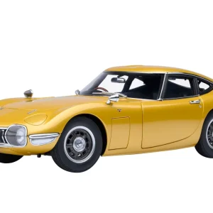 Autoart Toyota 2000Gt 1967 Gold Diecast Model 79549 Collectible Car