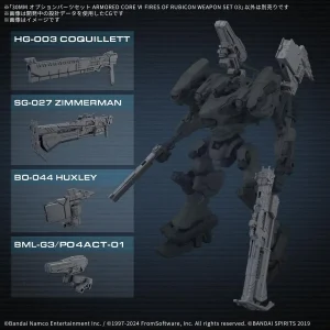 Bandai Spirits 30mm Armored Core VI Weapon Set 03 Optional Parts Set