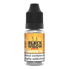BANOFFEE PIE 10ML NIC SALT BLACK WIDOW Pack of 10