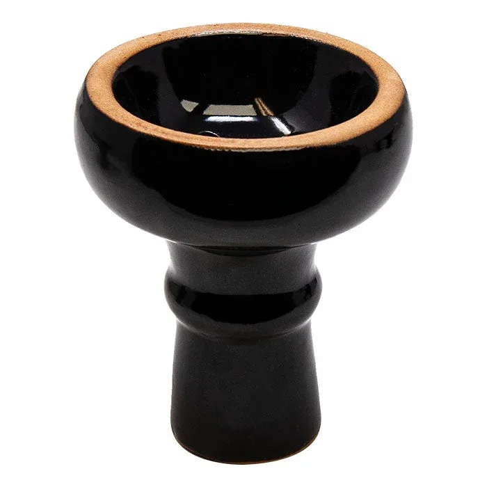 Black Ceramic Hookah Bowl