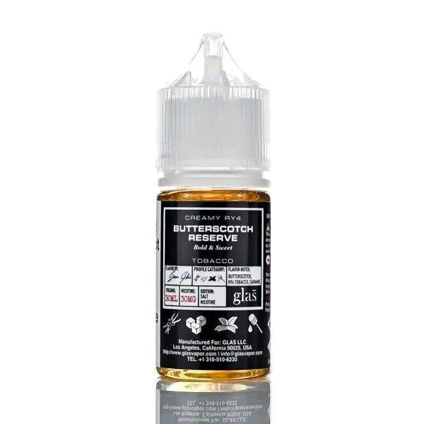 BSX Vapor Salt Nic E-Liquid – Butterscotch Reserve – 30ml