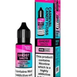 Carnival Candy Floss Ghost Nic Salts Vape Bars