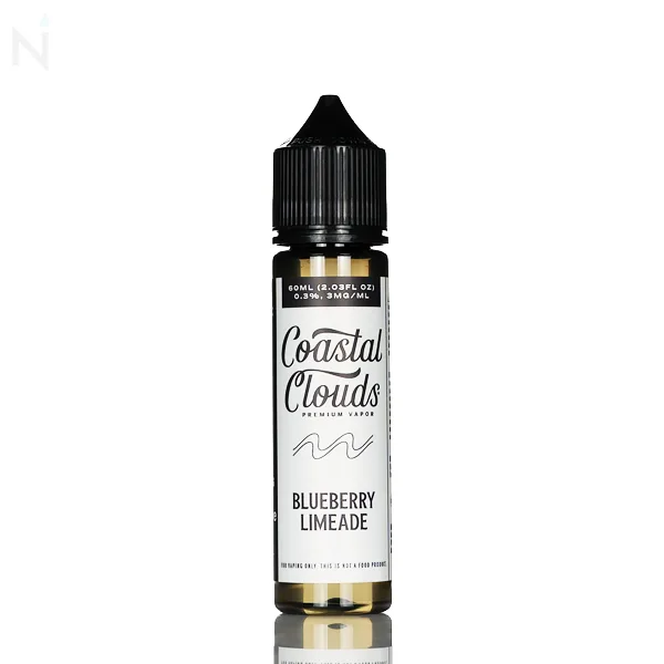 Coastal Clouds E-Liquid – Blueberry Limeade – 60mL - Image 2