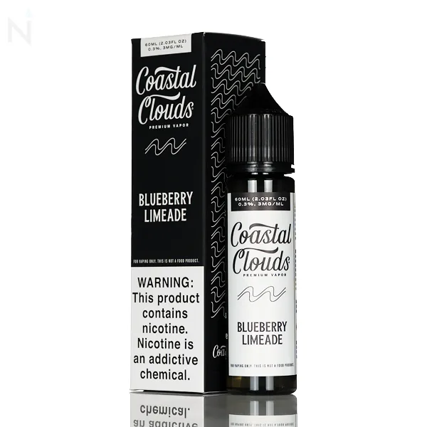Coastal Clouds E-Liquid – Blueberry Limeade – 60mL
