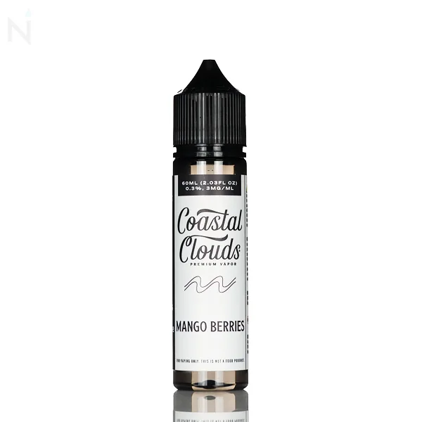Coastal Clouds E-Liquid – Mango Berries – 60mL - Image 2