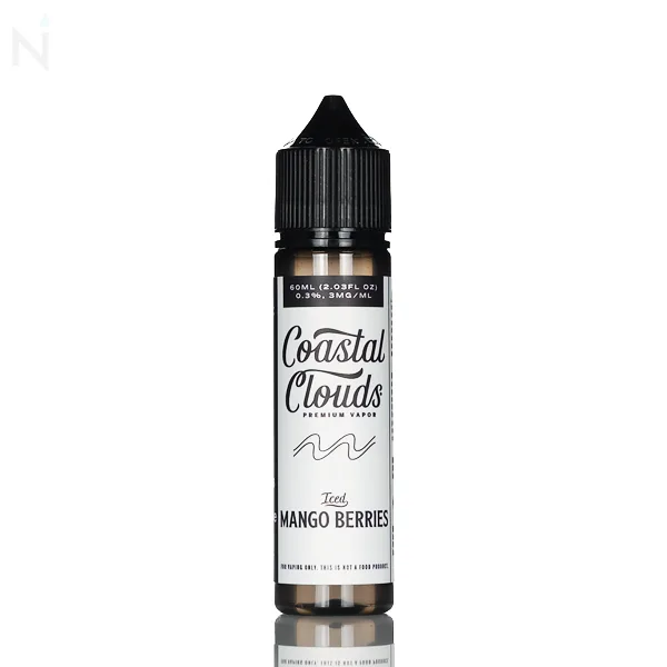 Coastal Clouds E-Liquid – Mango Berries ice – 60mL - Image 2