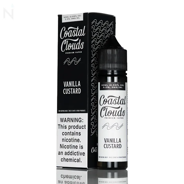 Coastal Clouds E-Liquid – Vanilla Custard – 60mL