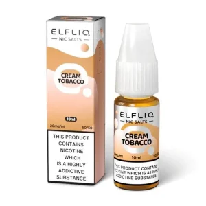 Cream Tobacco Nic Salt E-Liquid by Elf Bar Elfliq