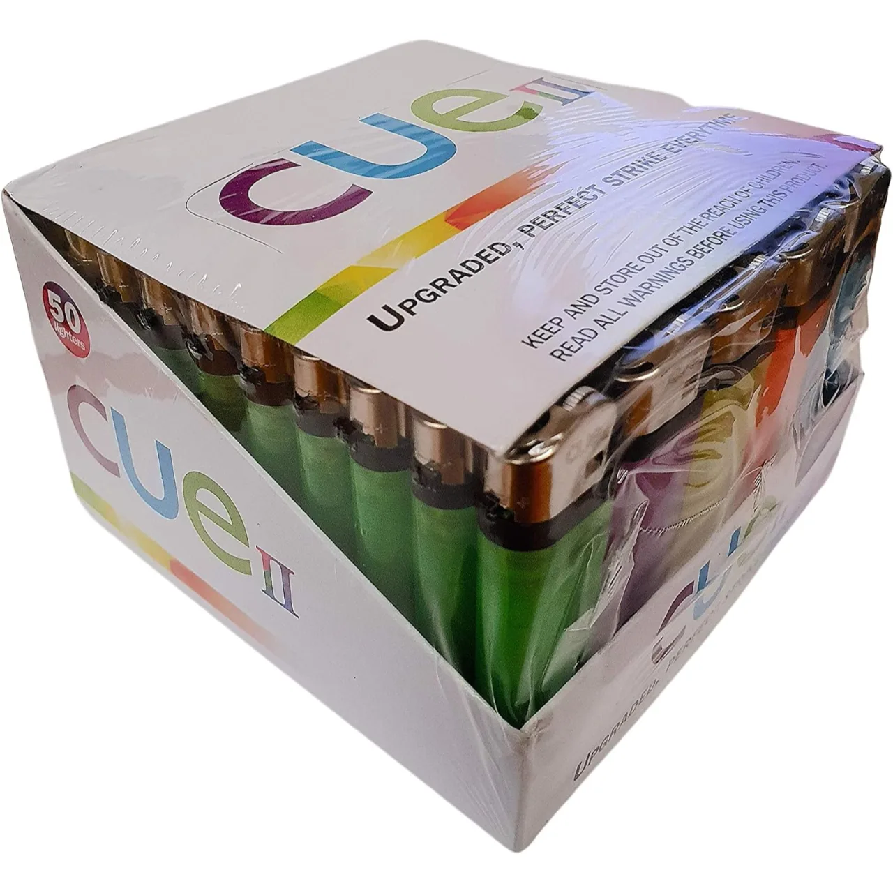 Cue II Lighters 50CT - Image 2