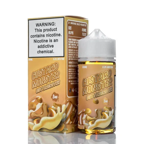 Custard Monster – Butterscotch Custard – 100ml