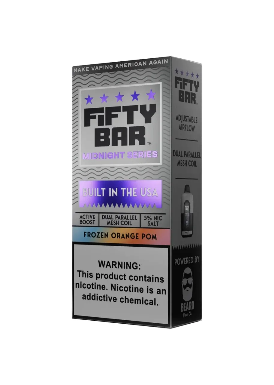 Fifty Bar 20K: Frozen Orange Pom