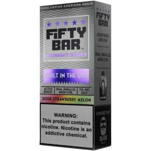 Fifty Bar 20K: Sour Strawberry Melon