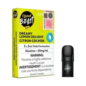 Flavour Beast S Pods - Dreamy Lemon Delight | Vape Cloud Canada