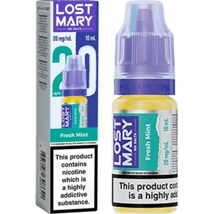 Fresh mint Lost Mary Nic Salts e-liquid 10ml