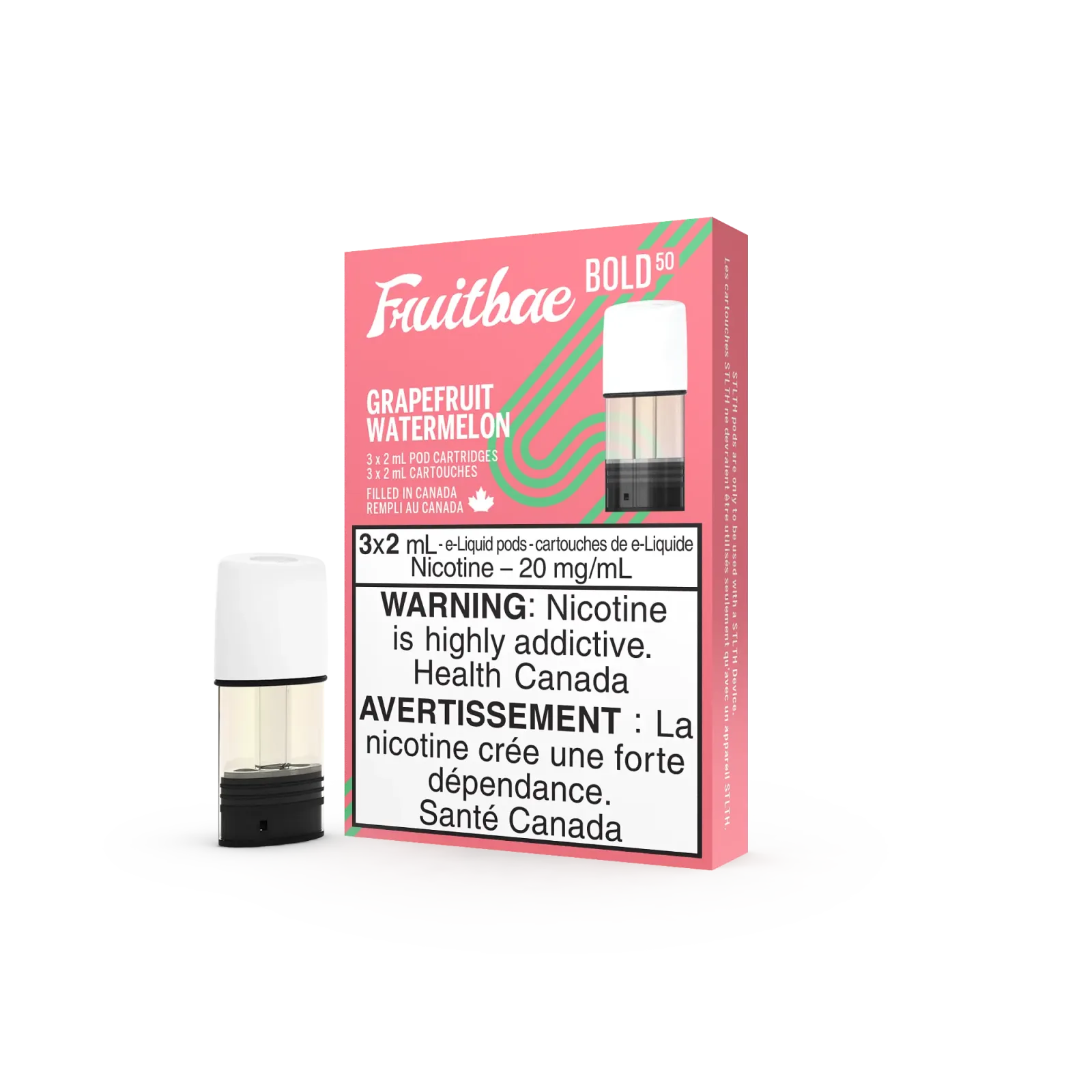 Fruitbae - STLTH Pods - Grapefruit Watermelon (3 Pack) | Vape Cloud Canada