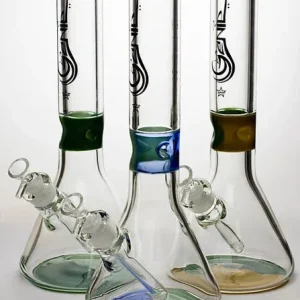 Genie 13" 9 mm glass beaker water bong