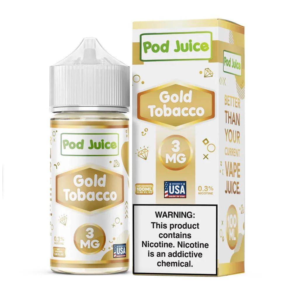 Gold Tobacco Pod Juice 100mL