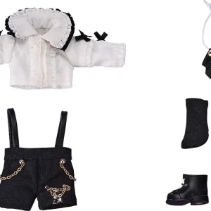 Good Smile Company Nendoroid Doll Youtufuku Suspender Shorts Set White Black