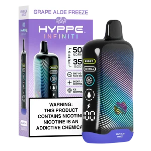 Grape Aloe Freeze Hyppe Infiniti 50K