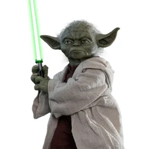 Hot Toys Movie Masterpiece Star Wars Attack of the Clones Yoda 1/6 Figure