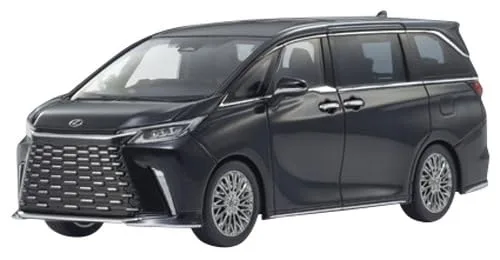 Kyosho 1/43 Lexus LM 500H Model Graphite Black - 4-Seat Black Interior
