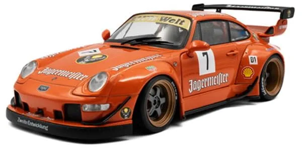 Kyosho Solido 1/18 RWB Kit 2020 Orange Diecast Model Car S1808506