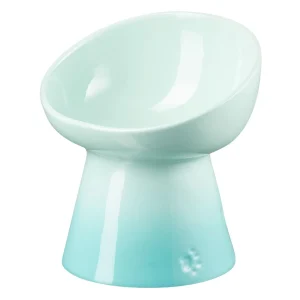 Le Creuset Pet Bowl Deep Cool Mint Microwave Safe Stain Resistant Japan