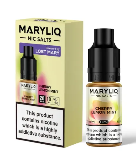 Lost Mary MaryLiq 10mg/20mg Cherry Lemon Mint Nic Salt E-liquid-£2.49