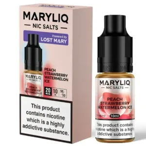 Lost Mary MaryLiq 10mg/20mg Peach Strawberry Watermelon Ice Nic Salt E-liquid-£2.49