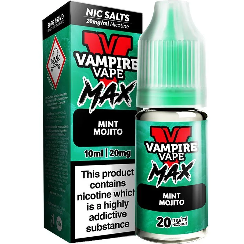 Mint mojito Vampire Vape Max e-liquid 10ml