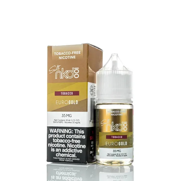 NKD 100 Salt E-Liquid – Euro Gold – 30ml