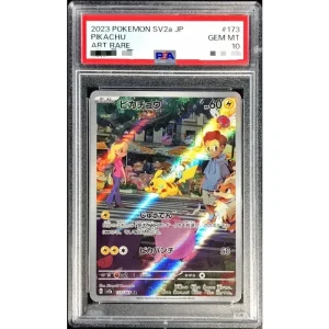 Pikachu 173/165 Foil Japanese Pokémon Card - Graded PSA10