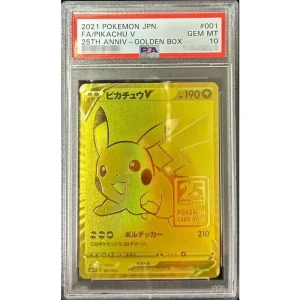 Pikachu V 001/015 PSA 10 Gem Mint Japanese Pokémon Trading Card