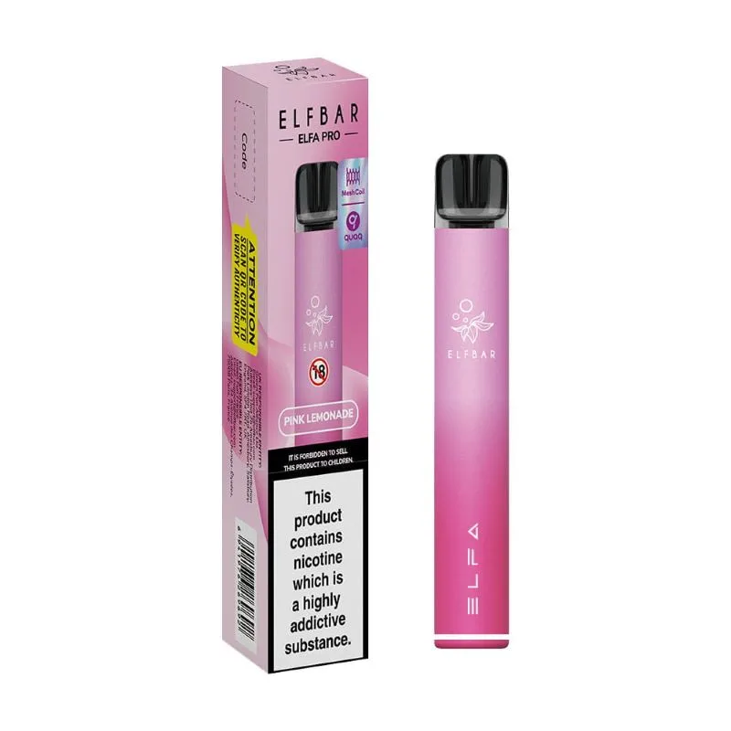 Pink Lemonade + Twilight Pink ELF BAR Elfa Pro Pod