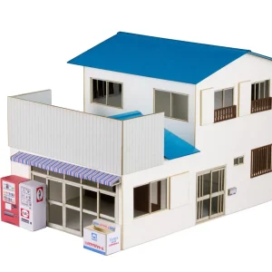Plum Town Corner Accessory Series 1/80 Paper Kit - General Store Japan Official