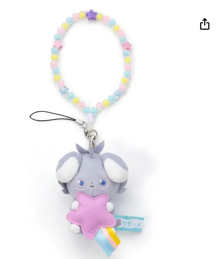 Pokemon Center Poke Piece Plush Strap Starry Sky Nyaspur Edition