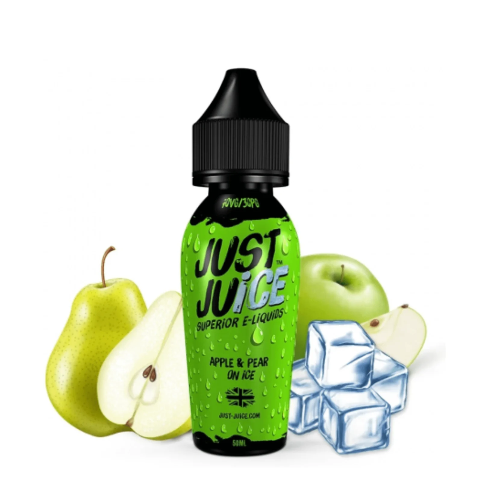 0mg Just Juice ICE 50ml Shortfill (70VG/30PG) - Image 2