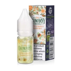 Valencia Orange & Passion Fruit Nicotine Salt E-Liquid By Ohm Boy Volume II