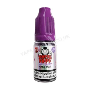 Purple Craze Ice Nic Salt E-Liquid by Vampire Vape