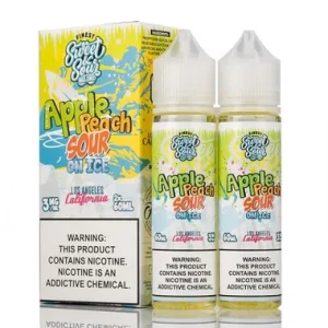 Apple Peach Sour Rings on Ice eJuice by Candy Shop E Liquid