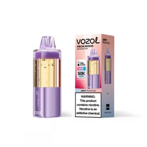 Vozol Mega 50K Disposable Pod (Requires Kit for Use) - Juicy Peach Ice