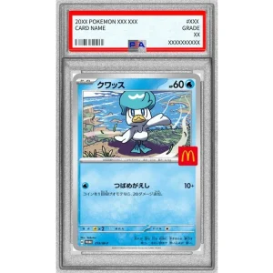 Quaxly McDonald's 019/M-P PSA10 Pokémon TCG Japanese Card