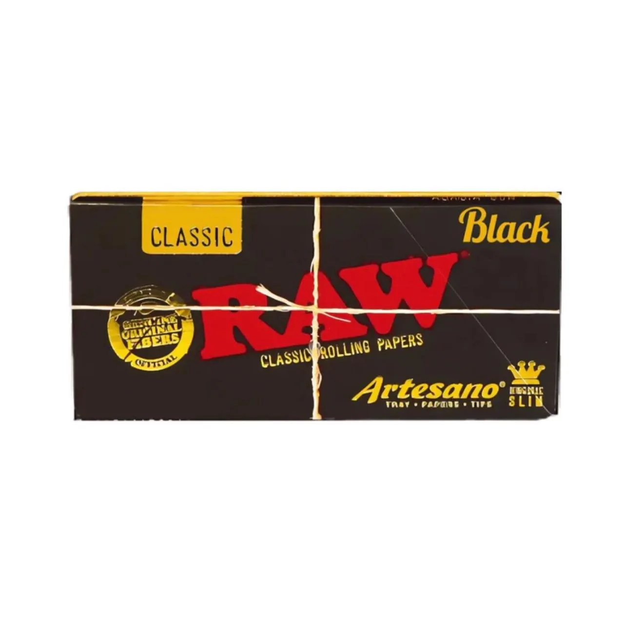 Raw Artesano King Size Slim Black Papers 1PK-1CT